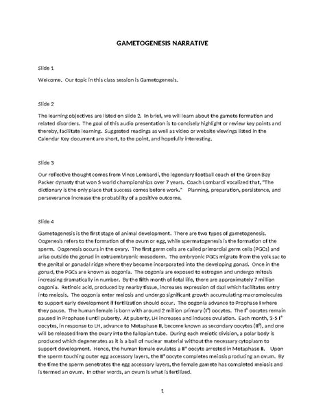 Gametogenesis Disorders: Causes, Effects & Solutions.