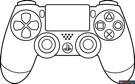 Gaming Controller Coloring Page