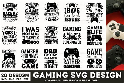 Download Gaming SVG Bundle Crafts