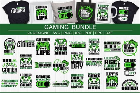 Download Gaming SVG Bundle Cut Files