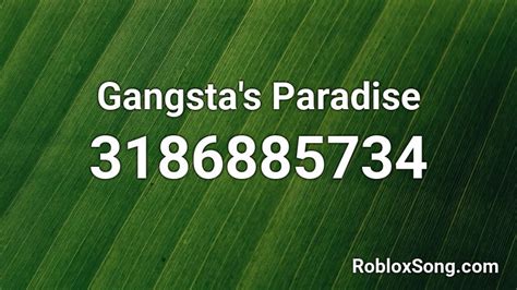 Gangsta\'s Paradise Roblox ID - Coolio » Roblox Music ID