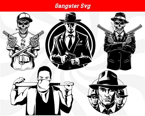 Unleash Your Inner Gangster with the Trendy Gangster SVG collection
