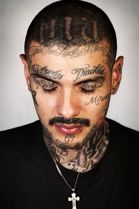 Gangster Tattoos On Face