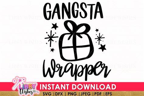 Gangster Wrapper SVG {Hand Lettered}