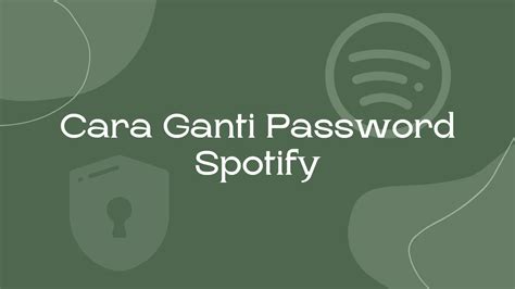 Ganti Password Spotify