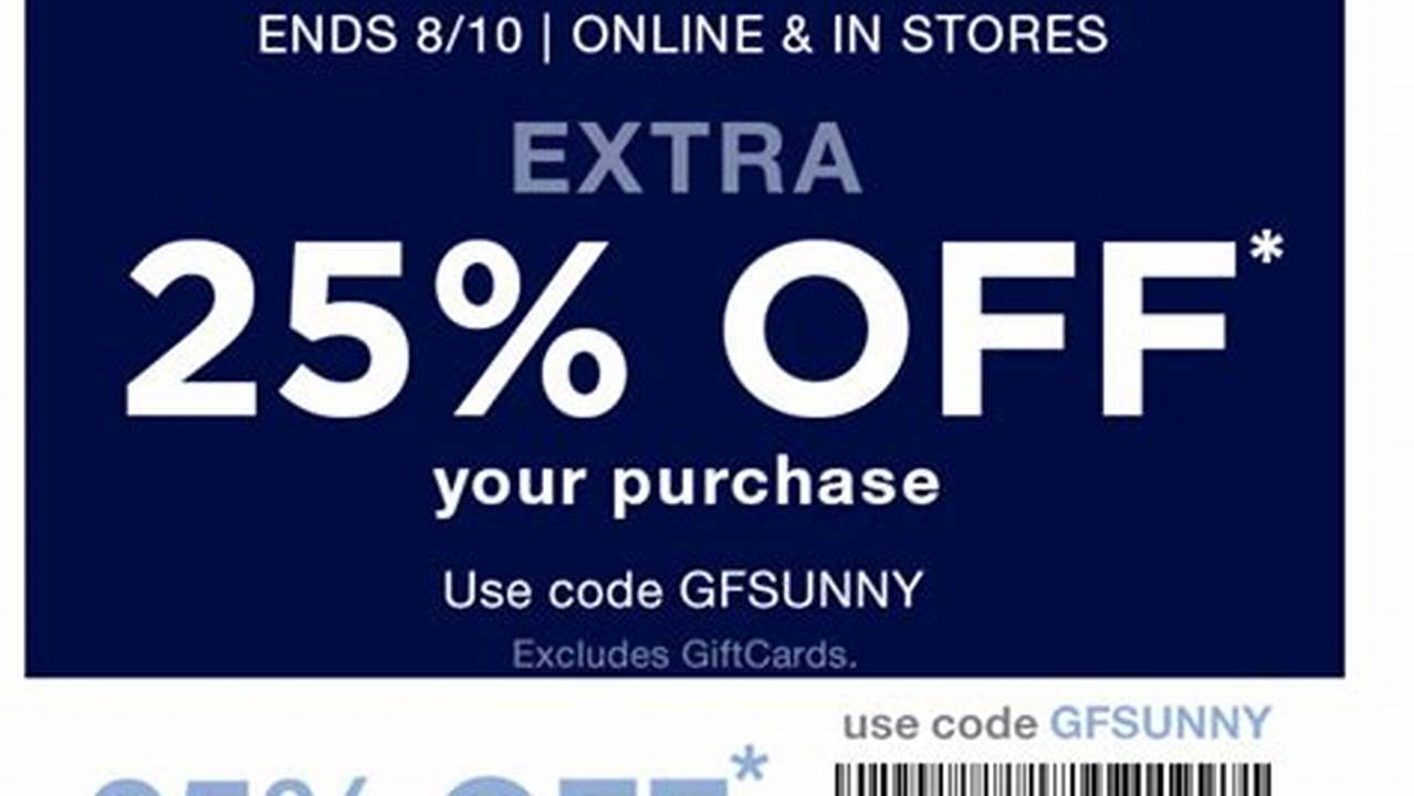 Gap Factory Promo Code May 2024 Free