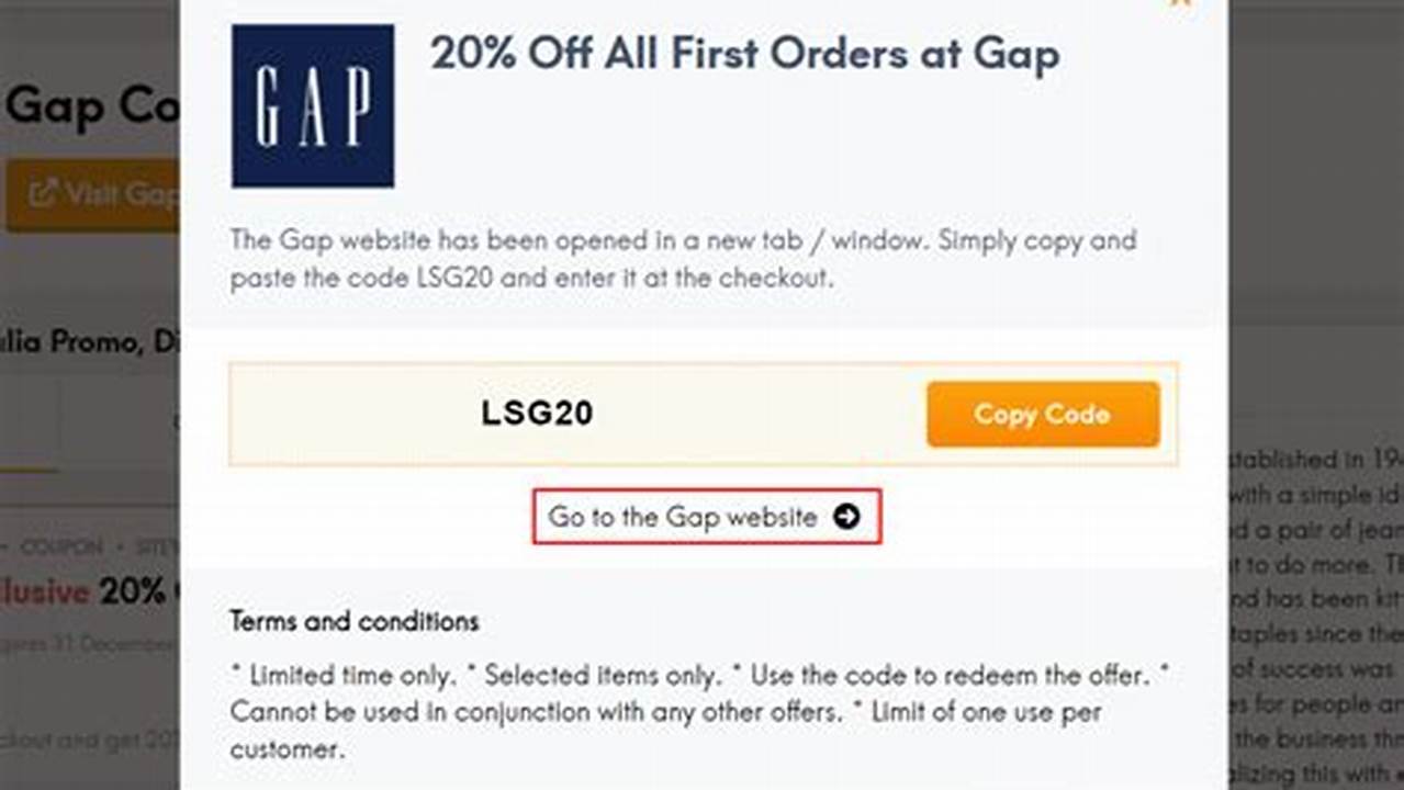 Gap Promo Code 2024 Uk Free Shipping