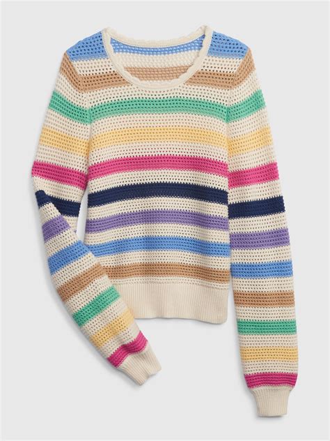 Gap Crochet Sweater