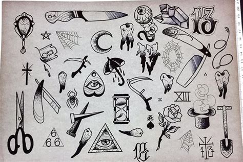 Gap Filler Tattoo Flash