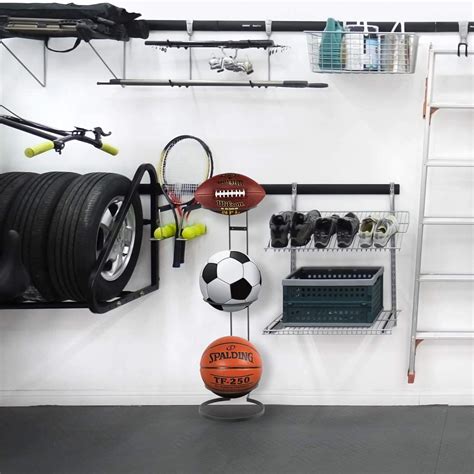 Kinghouse Garage Sports Equipment Organizer, Ball Storage Rack, Garage Ball Storage, Sports Gear