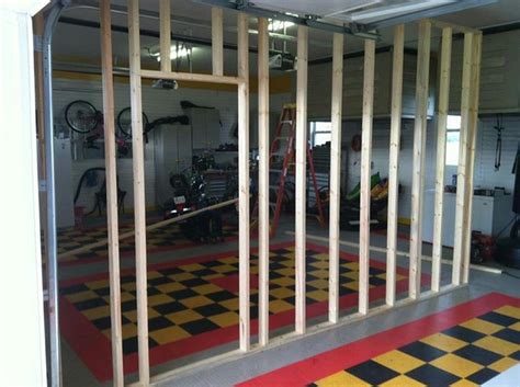 New Garage Dividing Wall part 1 YouTube
