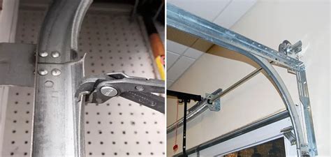 Garage Door Track Bracket Repair - Bent Bracket