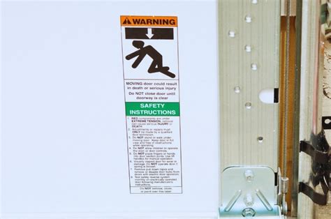 Garage Door Warning Signs