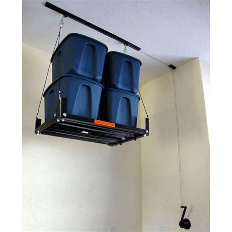 Diy Overhead Garage Storage Pulley System / 400 gallon project Page 10 Diy garage, Diy