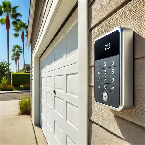 Garage door keypad