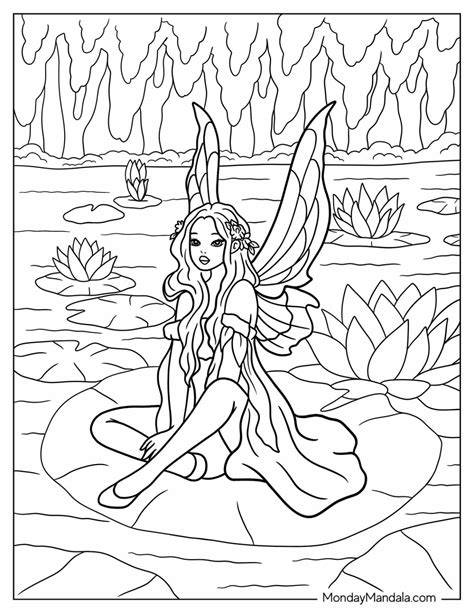 Garden Fairy Coloring Pages