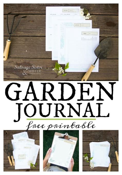 Garden Journal Printable