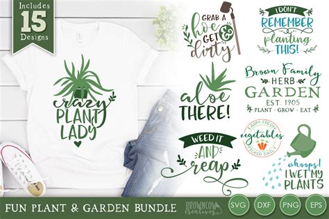Download Garden SVG/Cut Files Bundle Commercial Use DXF Files