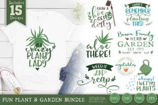 Download Garden SVG/Cut Files Bundle Commercial Use For Crafts