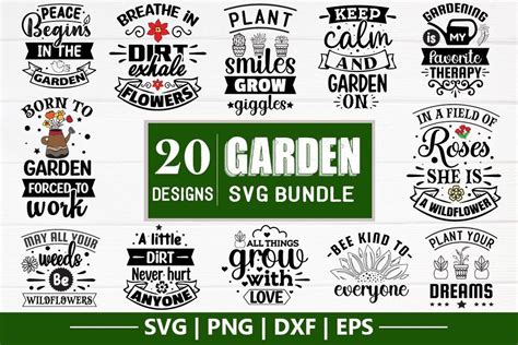Download Garden SVG/Cut Files Bundle Cut Images