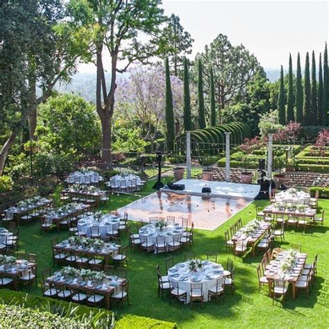 Garden event space trees