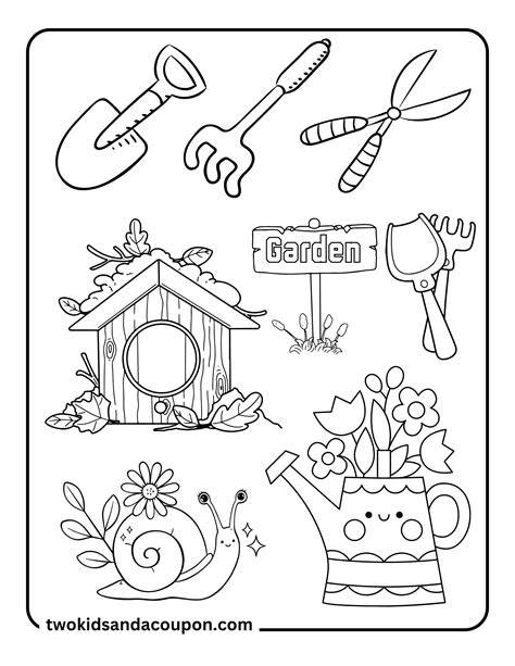 Gardening Color Pages