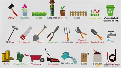 Gardening Tools Examples