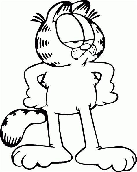 Garfield Cat Coloring Pages