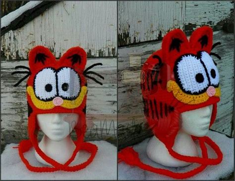 Garfield Crochet Hat