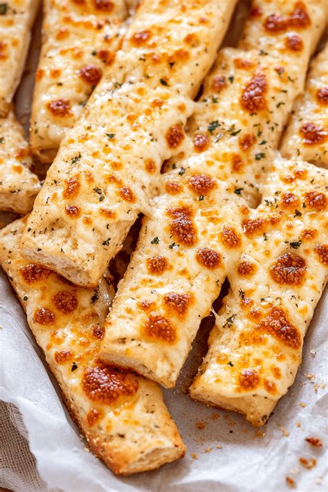 Garlic Butter Cheesy Breadsticks