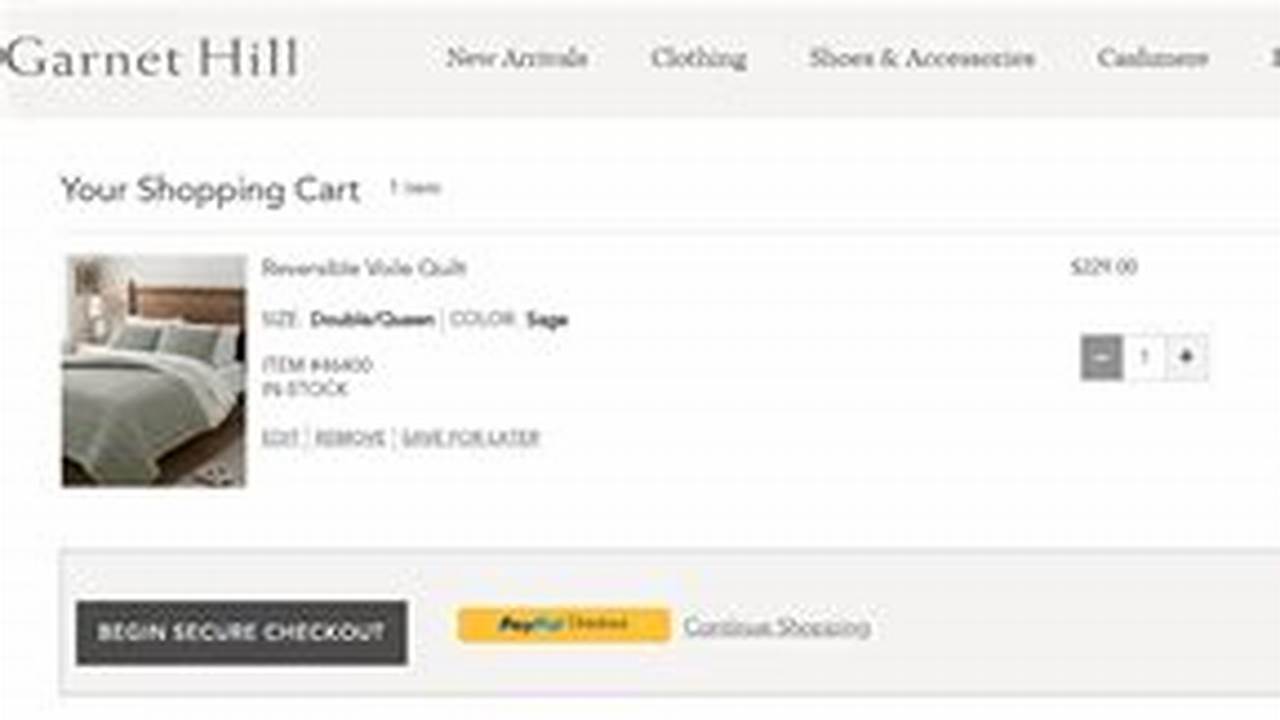 Garnet Hill Promo Code 2025