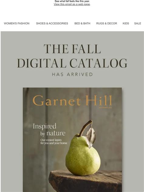 Garnet Hill Catalog Source Code