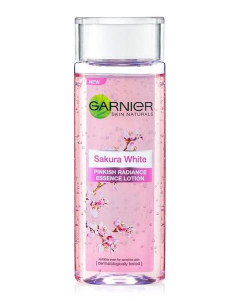 Garnier Sakura White Pinkish Radiance Essence Lotion Indonesia