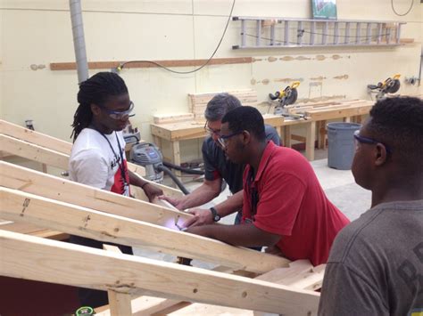 Garrett Academy of Technology students working on projects