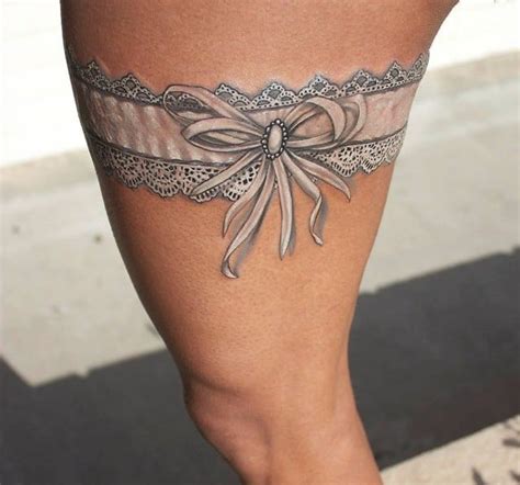 30 Sexy Garter Belt Tattoo Designs for Women Designs