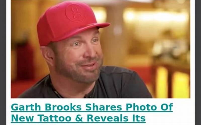 Garth Brooks Tattoo Significance