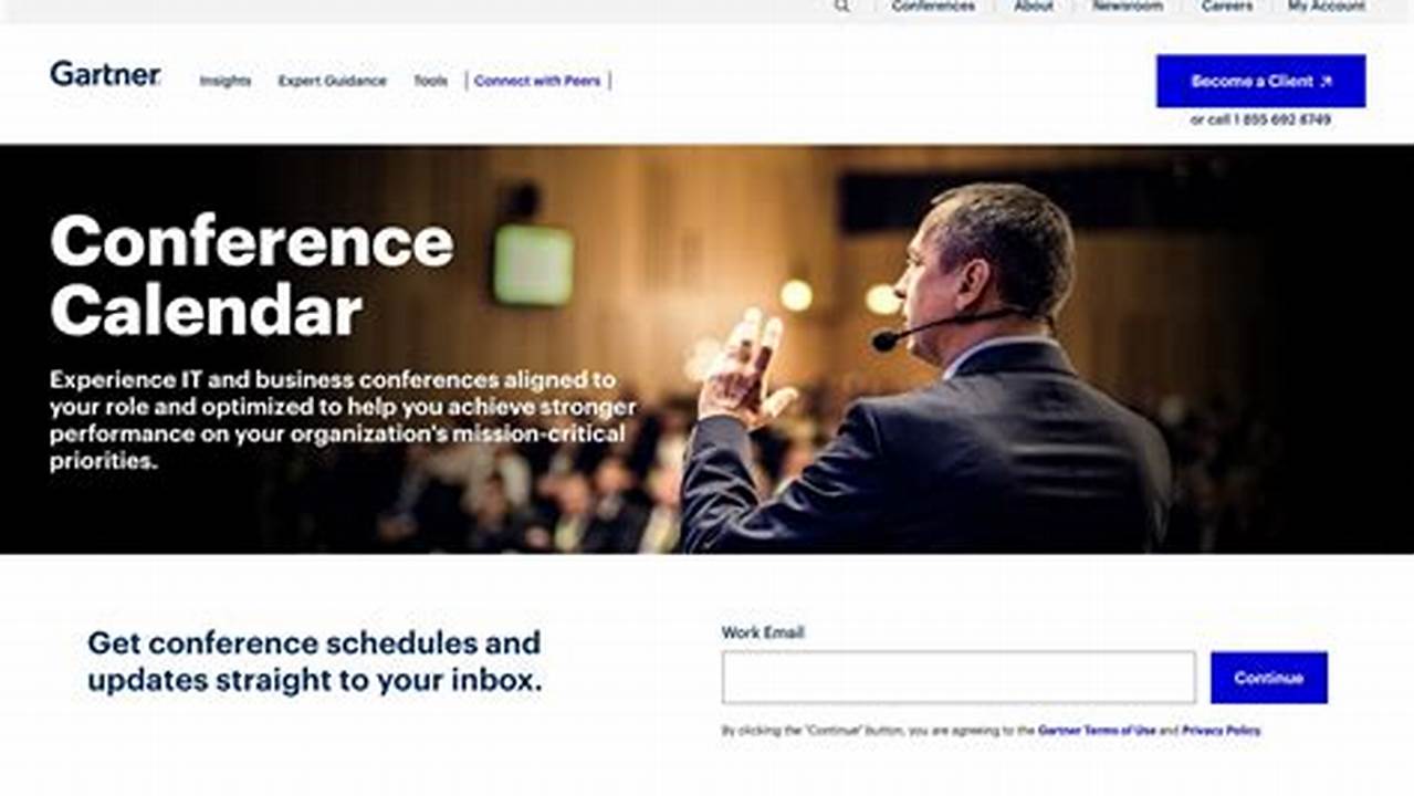 Gartner 2024 Conference Calendar