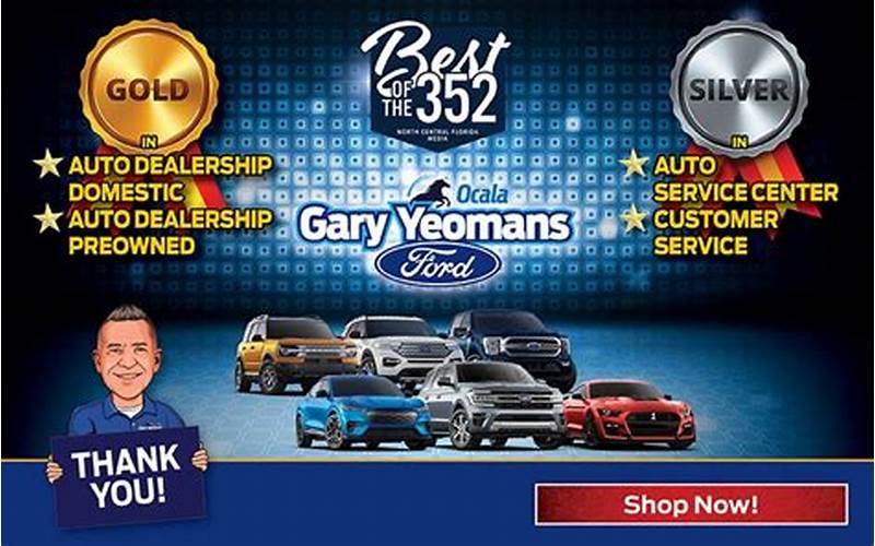 Gary Yeomans Ford Financing Options