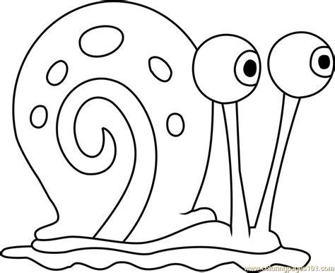 Gary From Spongebob Coloring Pages