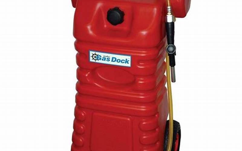 Gas Caddy For Boat On Dock