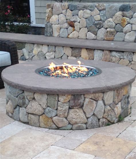 Gas Fire Pit Stone
