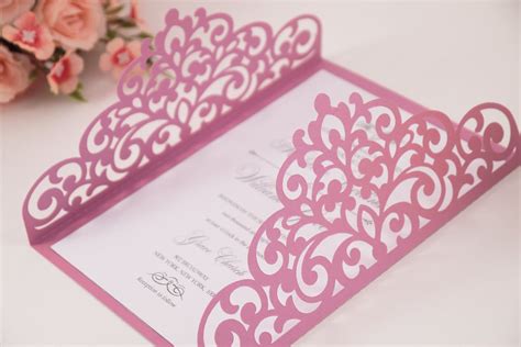 Download Gate Fold Wedding Invitation For Cricut
