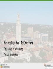 Gateway to Perception