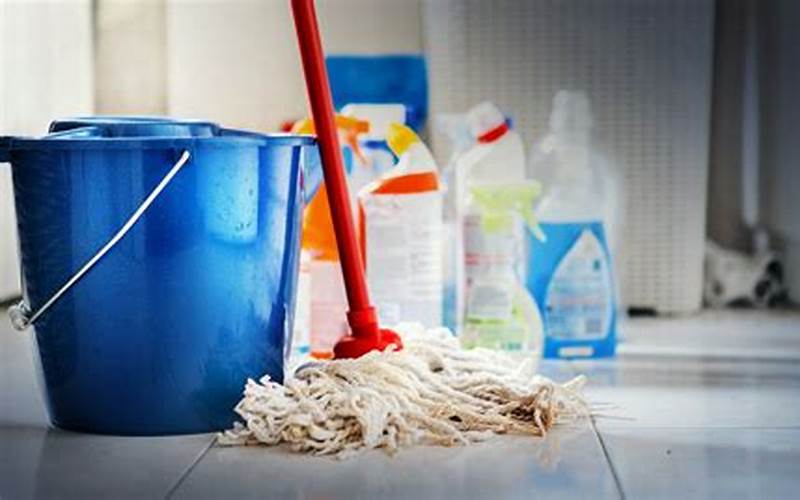 Gather The Cleaning Materials