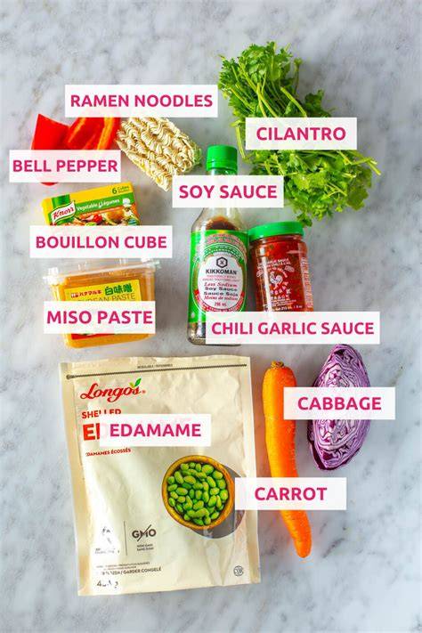 Gather Ingredients for Instant Noodles