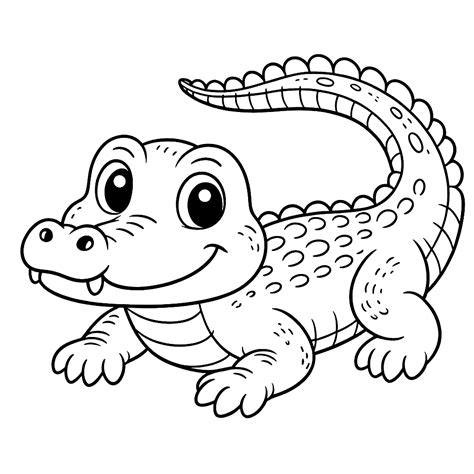 Gator Coloring Page