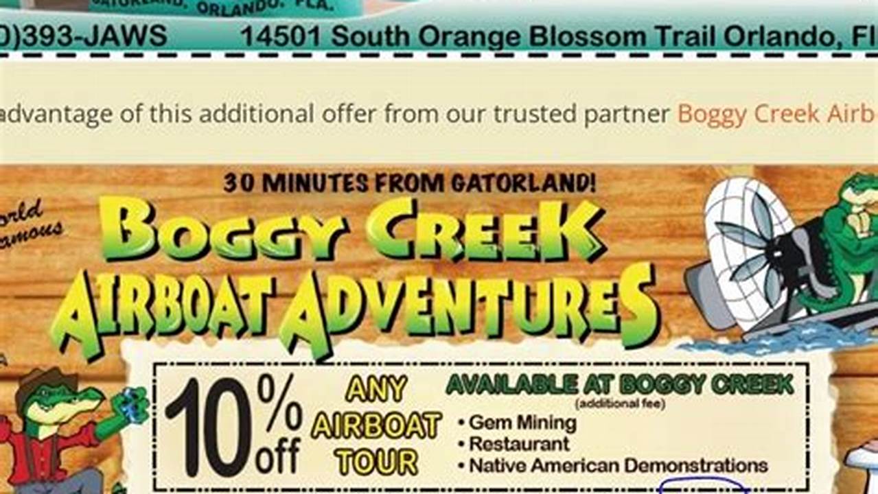 Gatorland Promo Code 2024