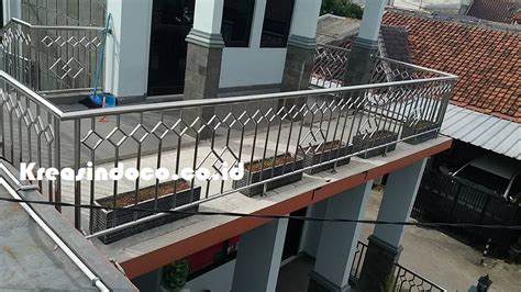 Gaya Terbaru 42 Gambar Railing Balkon Stainless Simple Dan Minimalis