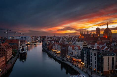 Gdansk Poland Sunset