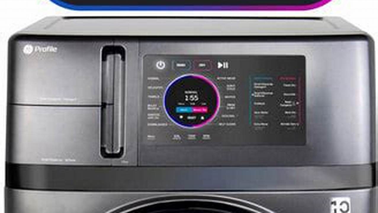 Ge Ge Profile Pfq97Hspvds 28 Inch Smart Front Load Washer/Dryer Combo With 4.8 Cu.ft., 2024